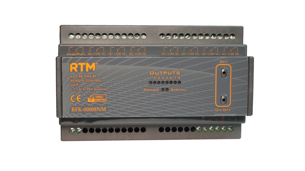 RFK-00056N   56 KANAL RF UZAKTAN KUMANDA RÖLE ÜNİTESİ V2