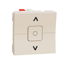 Yeni Unica, Jaluzi Kumanda Anahtar 6A 2 modül, Krem